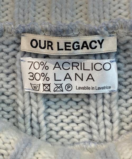 OUR LEGACY（アワーレガシー）OUR LEGACY (アワーレガシー) FUNNEL NECK セーター スカイブルー サイズ:FREEの古着・服飾アイテム