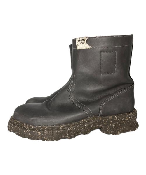 Maison MIHARA YASUHIRO（メゾン ミハラ ヤスヒロ）Maison MIHARA YASUHIRO (メゾン ミハラ ヤスヒロ) SYNTHETIC LEATHER BOOTS ブラウン サイズ:42の古着・服飾アイテム