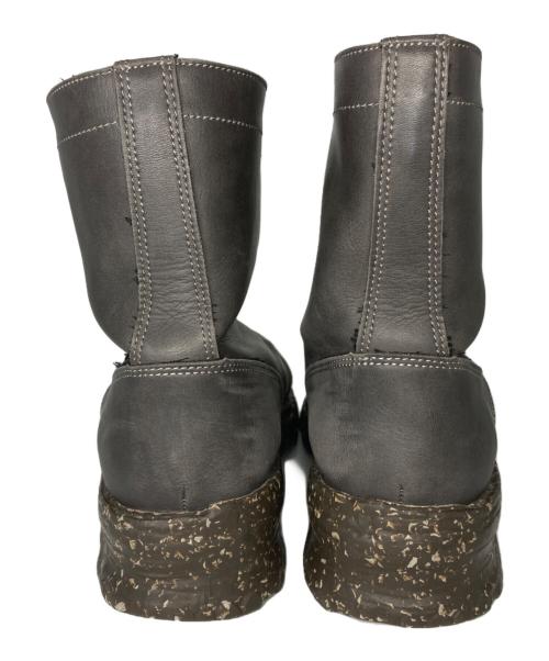 Maison MIHARA YASUHIRO（メゾン ミハラ ヤスヒロ）Maison MIHARA YASUHIRO (メゾン ミハラ ヤスヒロ) SYNTHETIC LEATHER BOOTS ブラウン サイズ:42の古着・服飾アイテム