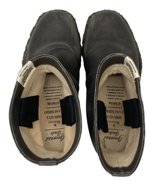 Maison MIHARA YASUHIRO（メゾン ミハラ ヤスヒロ）Maison MIHARA YASUHIRO (メゾン ミハラ ヤスヒロ) SYNTHETIC LEATHER BOOTS ブラウン サイズ:42の古着・服飾アイテム