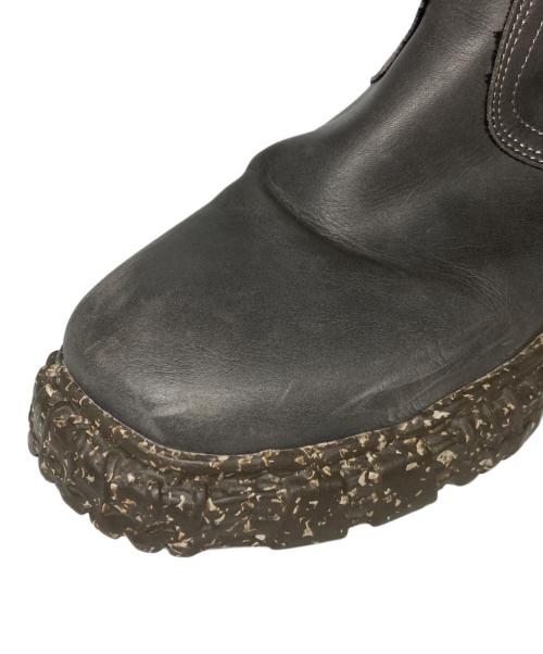 Maison MIHARA YASUHIRO（メゾン ミハラ ヤスヒロ）Maison MIHARA YASUHIRO (メゾン ミハラ ヤスヒロ) SYNTHETIC LEATHER BOOTS ブラウン サイズ:42の古着・服飾アイテム