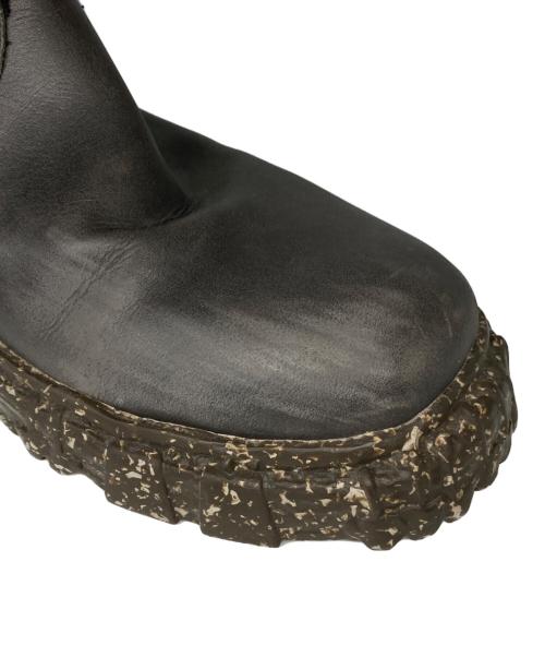 Maison MIHARA YASUHIRO（メゾン ミハラ ヤスヒロ）Maison MIHARA YASUHIRO (メゾン ミハラ ヤスヒロ) SYNTHETIC LEATHER BOOTS ブラウン サイズ:42の古着・服飾アイテム