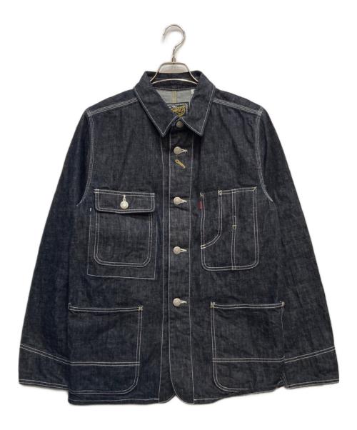 EIGHT G（エイトジー）EIGHT G (エイトジー) デニム　カバーオール インディゴ サイズ:Mの古着・服飾アイテム