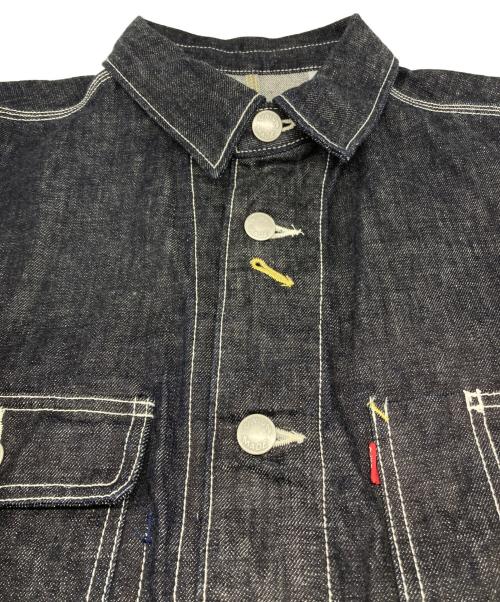 EIGHT G（エイトジー）EIGHT G (エイトジー) デニム　カバーオール インディゴ サイズ:Mの古着・服飾アイテム