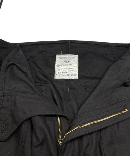 waiper（ワイパー）WAIPER (ワイパー) A-2 1レイヤー デッキパンツ ブラック サイズ:Lの古着・服飾アイテム