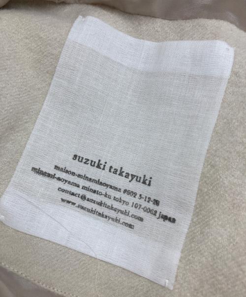 SUZUKI TAKAYUKI（スズキタカユキ）SUZUKI TAKAYUKI (スズキタカユキ) hooded down coat ホワイト サイズ:FREEの古着・服飾アイテム