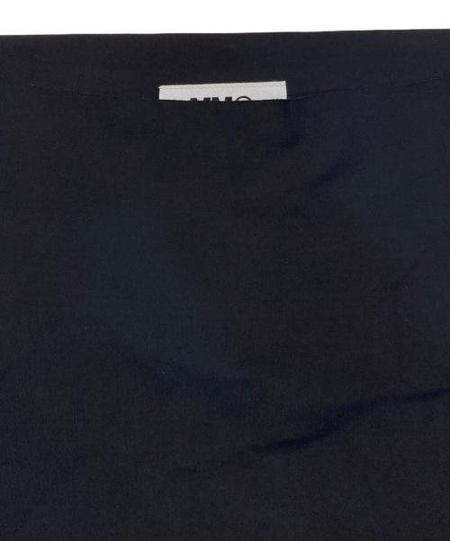 MM6 Maison Margiela（エムエムシックスメゾンマルジェラ）MM6 Maison Margiela (エムエムシックスメゾンマルジェラ) アシンメトリーオーバーワンピース ブラック サイズ:Sの古着・服飾アイテム