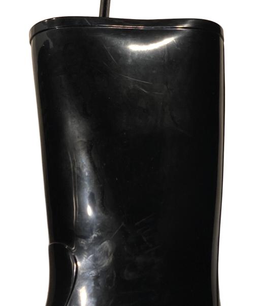 CHANEL（シャネル）CHANEL (シャネル) カメリア レイン ブーツ ブラック サイズ:39の古着・服飾アイテム