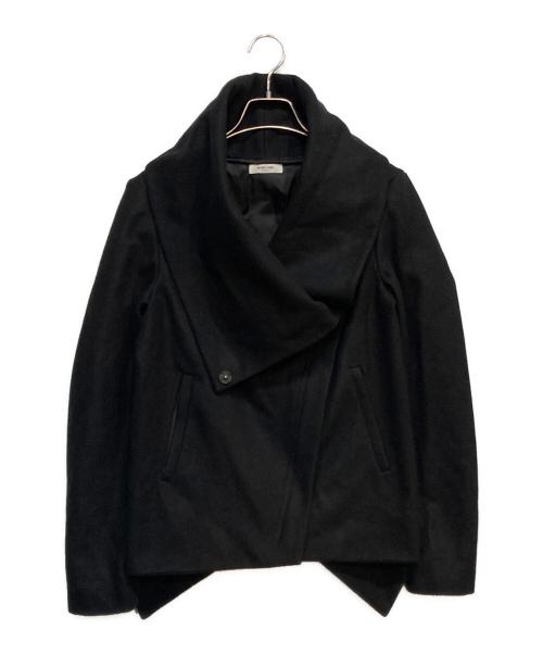 HELMUT LANG（ヘルムートラング）HELMUT LANG (ヘルムートラング) ライダース調 ウール混 変形ジャケット ブラック サイズ:Sの古着・服飾アイテム