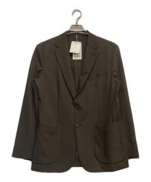 green label relaxing（グリーンレーベルリラクシング）の古着「A＋ TWPU サージ スリム 2B ジャケット」｜ブラウン