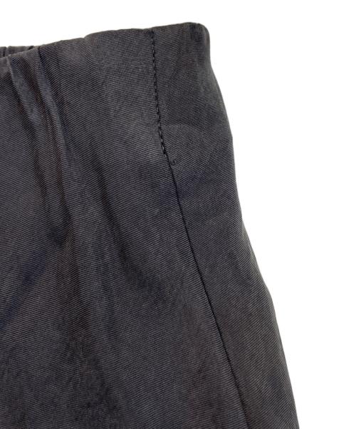 Noble（ノーブル）Noble (ノーブル) キュプラ ナロー Aライン スカート グレー サイズ:FREEの古着・服飾アイテム