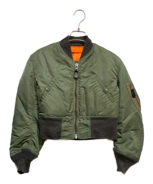 BUZZ RICKSON'S（バズリクソンズ）BUZZ RICKSON'S (バズリクソンズ) BEAMS BOY (ビームスボーイ) 60S復刻D型MA-1フライトジャケット グリーン サイズ:FREEの古着・服飾アイテム