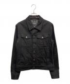 BURBERRY BLACK LABELバーバリーブラックレーベル）の古着「デニム　ジャケット」｜ブラック