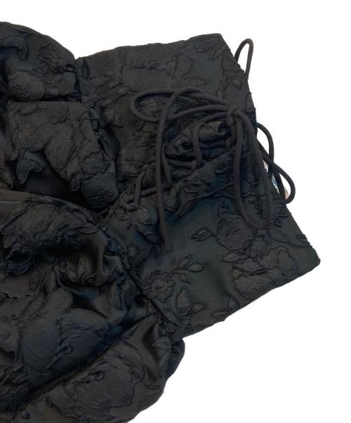 melt the lady（メルトザレディ）melt the lady (メルトザレディ) フラワー ジャガード ロング ドレス ブラック サイズ:FREEの古着・服飾アイテム