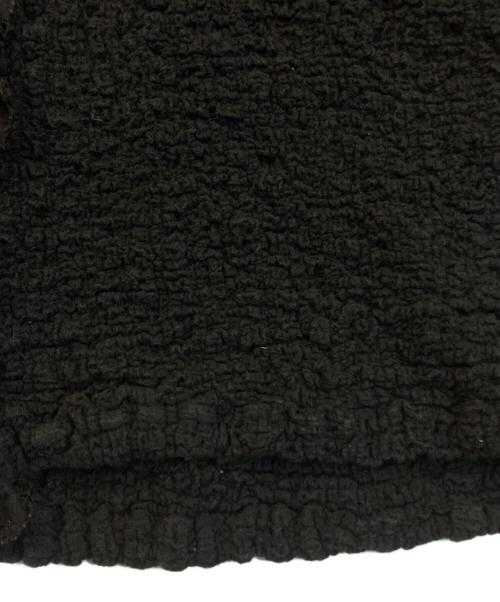 me ISSEY MIYAKE（ミーイッセイ ミヤケ）me ISSEY MIYAKE (ミーイッセイ ミヤケ) フリルカーディガン ブラック サイズ:FREEの古着・服飾アイテム