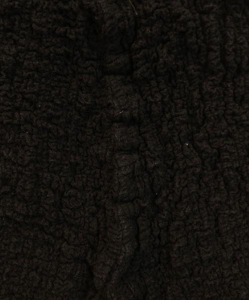 me ISSEY MIYAKE（ミーイッセイ ミヤケ）me ISSEY MIYAKE (ミーイッセイ ミヤケ) フリルカーディガン ブラック サイズ:FREEの古着・服飾アイテム