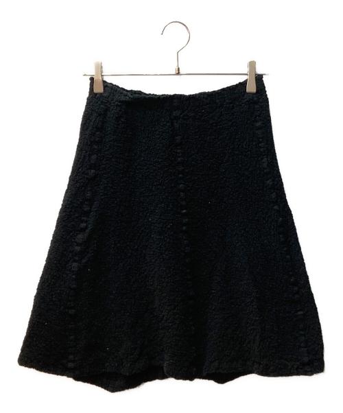 me ISSEY MIYAKE（ミーイッセイ ミヤケ）me ISSEY MIYAKE (ミーイッセイ ミヤケ) 膝丈スカート ブラック サイズ:FREEの古着・服飾アイテム