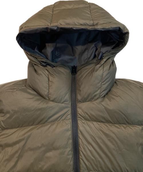 UNFILO（アンフィーロ）UNFILO (アンフィーロ) TAION (タイオン) リバーシブルフードダウンジャケット グレー サイズ:Lの古着・服飾アイテム