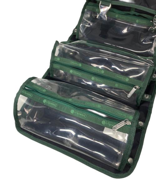 LeSportsac（レスポートサック）LeSportsac (レスポートサック) Megumi Kanzaki (メグミカンザキ) BEAUTY ROLL POUCH グリーン サイズ:サイズ詳細参照の古着・服飾アイテム