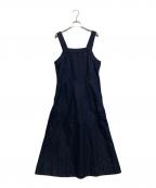 SINMEシンメ）の古着「オーバーオール デニム ワンピース」｜インディゴ