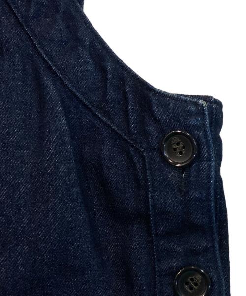 SINME（シンメ）SINME (シンメ) オーバーオール デニム ワンピース インディゴ サイズ:FREEの古着・服飾アイテム