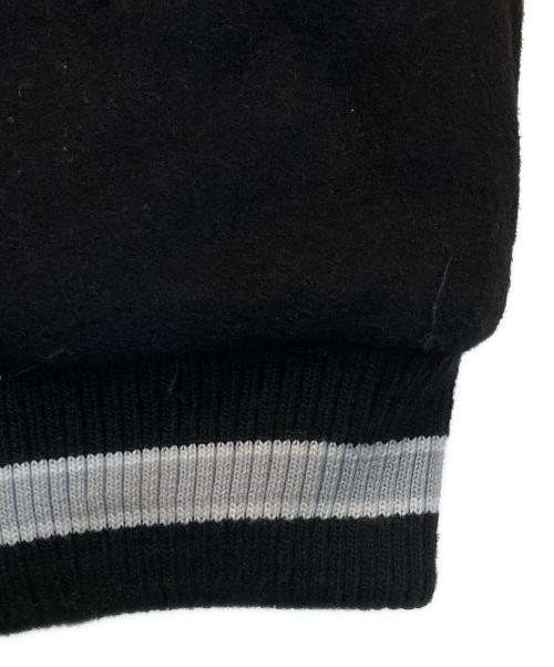 NIKE（ナイキ）NIKE (ナイキ) NFL (エヌエフエル) RAIDERS 袖革 スタジャン ブラック サイズ:Lの古着・服飾アイテム