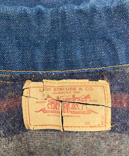 LEVI'S（リーバイス）LEVI'S (リーバイス) 70505 ビッグE デニム トラッカー ジャケット インディゴ サイズ:サイズ詳細参照の古着・服飾アイテム