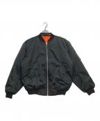 U.S.AIR FORCEユーエスエアフォース）の古着「MA-1ジャケット」｜ブラック