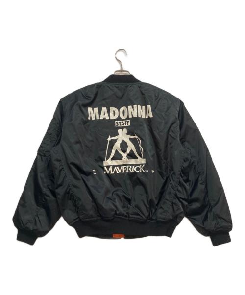 U.S.AIR FORCE（ユーエスエアフォース）U.S.AIR FORCE (ユーエスエアフォース) MA-1ジャケット ブラック サイズ:Lの古着・服飾アイテム