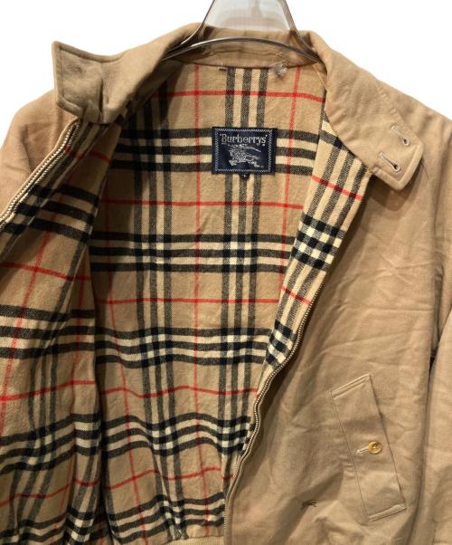 Burberry's（バーバリー）Burberry's (バーバリー) ジップアップ ジャケット ベージュ サイズ:Mの古着・服飾アイテム