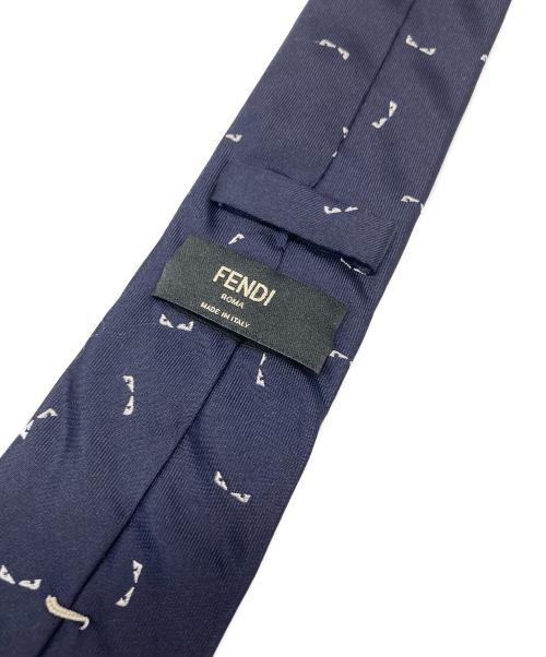 FENDI（フェンディ）FENDI (フェンディ) ネクタイ ネイビー サイズ:サイズ詳細参照の古着・服飾アイテム