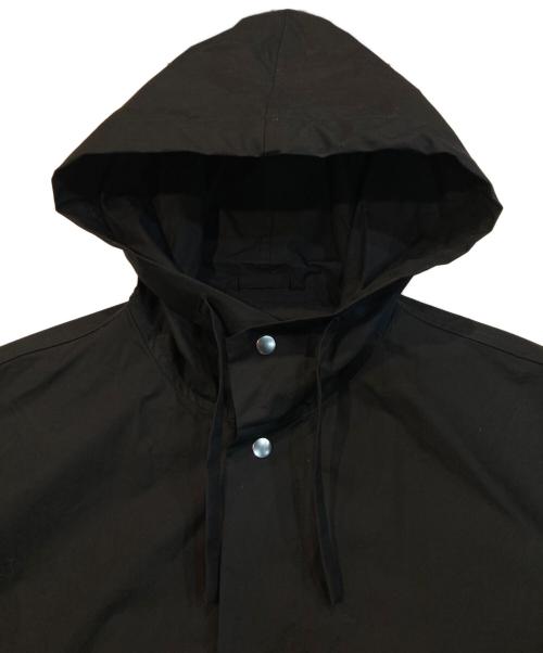 JIL SANDER（ジルサンダー）JIL SANDER (ジルサンダー) ワード ローブ バックロゴ フィッシュテール パーカー ブラック サイズ:4646の古着・服飾アイテム