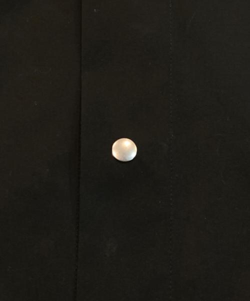 JIL SANDER（ジルサンダー）JIL SANDER (ジルサンダー) ワード ローブ バックロゴ フィッシュテール パーカー ブラック サイズ:4646の古着・服飾アイテム
