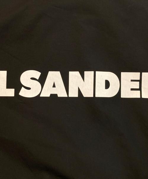 JIL SANDER（ジルサンダー）JIL SANDER (ジルサンダー) ワード ローブ バックロゴ フィッシュテール パーカー ブラック サイズ:4646の古着・服飾アイテム