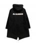 JIL SANDER (ジルサンダー) ワード ローブ バックロゴ フィッシュテール パーカー ブラック サイズ:4646：50000円