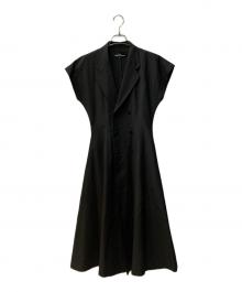 tricot COMME des GARCONS（トリココムデギャルソン）の古着「半袖 ワンピース」｜ブラック