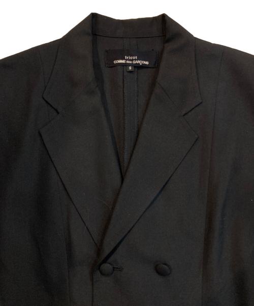 tricot COMME des GARCONS（トリココムデギャルソン）tricot COMME des GARCONS (トリココムデギャルソン) 半袖 ワンピース ブラック サイズ:Ｓの古着・服飾アイテム