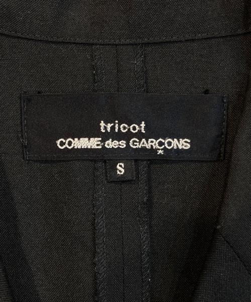 tricot COMME des GARCONS（トリココムデギャルソン）tricot COMME des GARCONS (トリココムデギャルソン) 半袖 ワンピース ブラック サイズ:Ｓの古着・服飾アイテム
