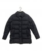 SHIPSシップス）の古着「VANKS(R)加工 ウールジップボタンダウンジャケット」｜ネイビー