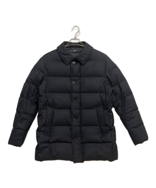 SHIPS（シップス）SHIPS (シップス) VANKS(R)加工 ウールジップボタンダウンジャケット ネイビー サイズ:Lの古着・服飾アイテム