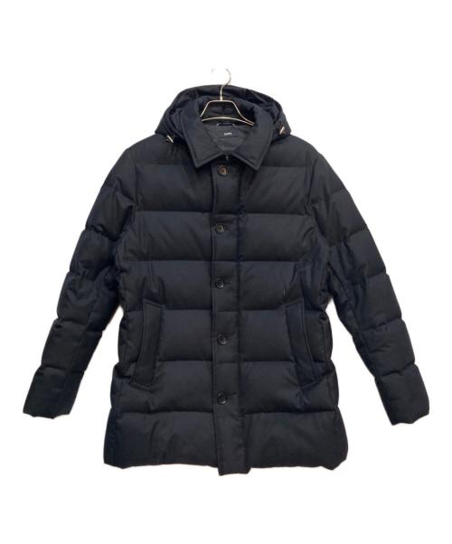 SHIPS（シップス）SHIPS (シップス) VANKS(R)加工 ウールジップボタンダウンジャケット ネイビー サイズ:Lの古着・服飾アイテム