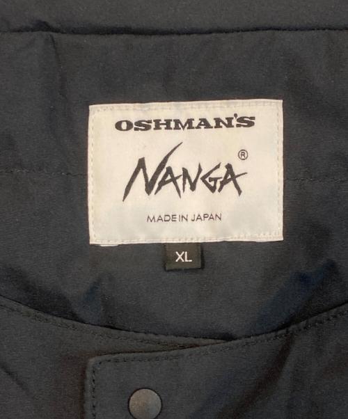 NANGA（ナンガ）NANGA (ナンガ) Oshman's (オッシュマンズ) 別注 コーチ ダウン ジャケット ブラック サイズ:XLの古着・服飾アイテム