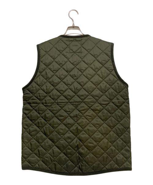 LAVENHAM（ラベンハム）LAVENHAM (ラベンハム) キルティング ベスト オリーブ サイズ:Lの古着・服飾アイテム