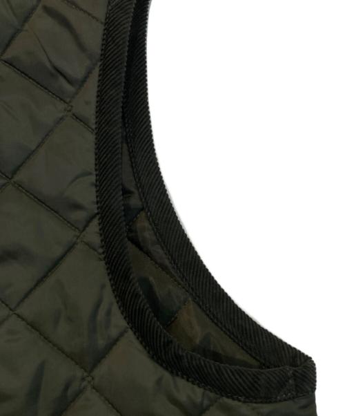 LAVENHAM（ラベンハム）LAVENHAM (ラベンハム) キルティング ベスト オリーブ サイズ:Lの古着・服飾アイテム