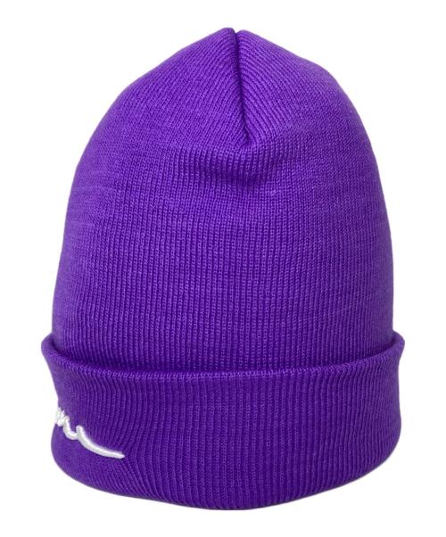 SUPREME（シュプリーム）SUPREME (シュプリーム) Classic Script Beanie パープル サイズ:サイズ詳細参照の古着・服飾アイテム