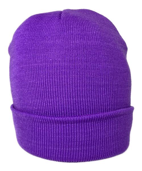 SUPREME（シュプリーム）SUPREME (シュプリーム) Classic Script Beanie パープル サイズ:サイズ詳細参照の古着・服飾アイテム