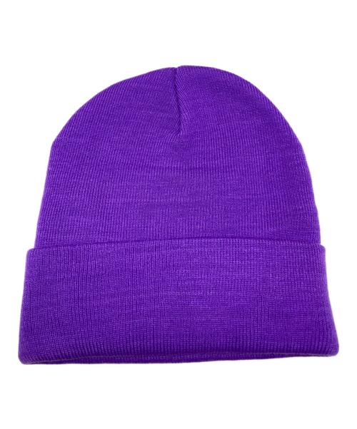 SUPREME（シュプリーム）SUPREME (シュプリーム) Classic Script Beanie パープル サイズ:サイズ詳細参照の古着・服飾アイテム