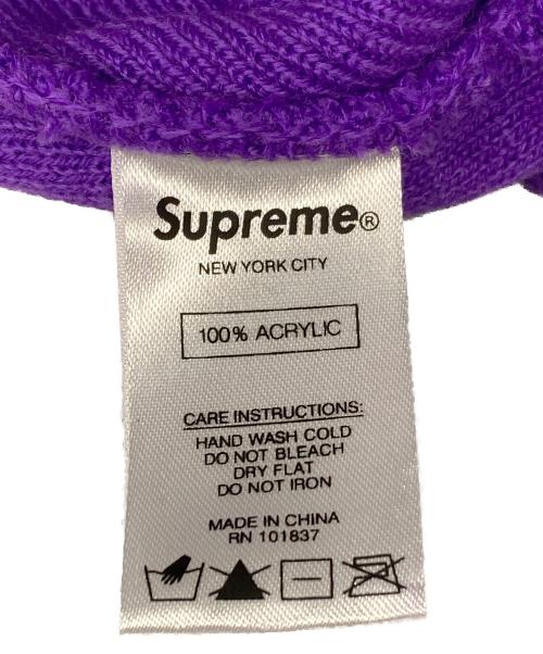 SUPREME（シュプリーム）SUPREME (シュプリーム) Classic Script Beanie パープル サイズ:サイズ詳細参照の古着・服飾アイテム