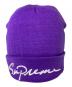 SUPREME (シュプリーム) Classic Script Beanie パープル サイズ:サイズ詳細参照：6000円