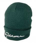 SUPREMEシュプリーム）の古着「Classic Script Beanie」｜グリーン